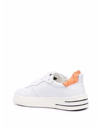 Baskets basses en cuir blanches Hide&Jack