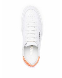 Baskets basses en cuir blanches Hide&Jack