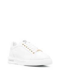 Baskets basses en cuir blanches Roberto Cavalli