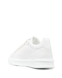 Baskets basses en cuir blanches Roberto Cavalli