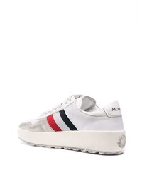 Baskets basses en cuir blanches Moncler