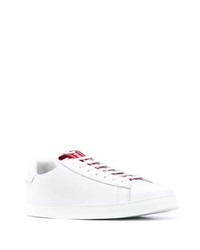 Baskets basses en cuir blanches DSQUARED2