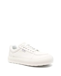 Baskets basses en cuir blanches Sunnei