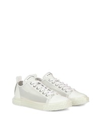 Baskets basses en cuir blanches Giuseppe Zanotti