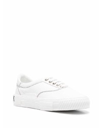 Baskets basses en cuir blanches Hide&Jack