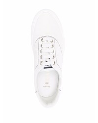 Baskets basses en cuir blanches Hide&Jack