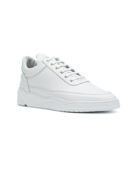 Baskets basses en cuir blanches Filling Pieces