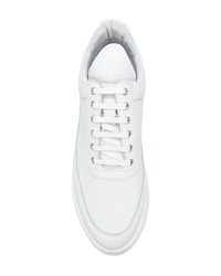 Baskets basses en cuir blanches Filling Pieces