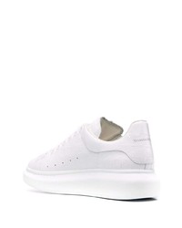 Baskets basses en cuir blanches Alexander McQueen