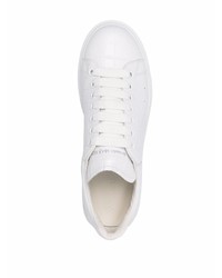 Baskets basses en cuir blanches Alexander McQueen