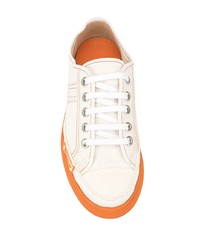 Baskets basses en cuir blanches Martine Rose