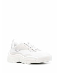 Baskets basses en cuir blanches Valentino Garavani