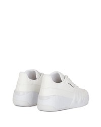 Baskets basses en cuir blanches Giuseppe Zanotti