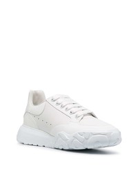 Baskets basses en cuir blanches Alexander McQueen