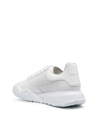 Baskets basses en cuir blanches Alexander McQueen