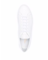 Baskets basses en cuir blanches Common Projects