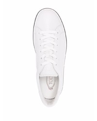 Baskets basses en cuir blanches Tod's