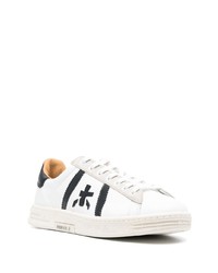 Baskets basses en cuir blanches Premiata