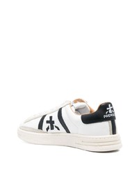 Baskets basses en cuir blanches Premiata