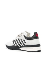 Baskets basses en cuir blanches DSQUARED2