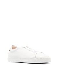 Baskets basses en cuir blanches Moma