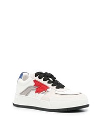 Baskets basses en cuir blanches DSQUARED2