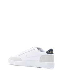 Baskets basses en cuir blanches Puma