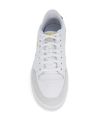 Baskets basses en cuir blanches Puma