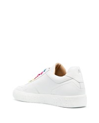 Baskets basses en cuir blanches Philipp Plein