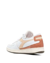 Baskets basses en cuir blanches Diadora