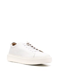 Baskets basses en cuir blanches Low Brand