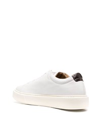 Baskets basses en cuir blanches Low Brand