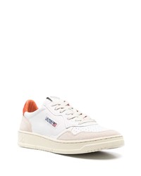 Baskets basses en cuir blanches AUTRY