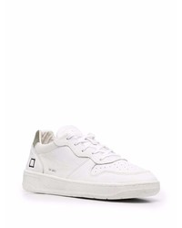 Baskets basses en cuir blanches D.A.T.E