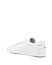 Baskets basses en cuir blanches Tommy Hilfiger