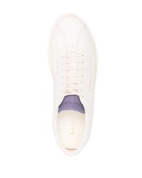 Baskets basses en cuir blanches Paul Smith