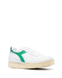 Baskets basses en cuir blanches Diadora