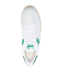 Baskets basses en cuir blanches Diadora