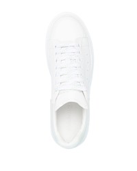 Baskets basses en cuir blanches Alexander McQueen