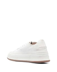 Baskets basses en cuir blanches Buttero