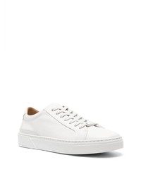 Baskets basses en cuir blanches BOSS