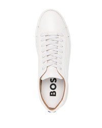 Baskets basses en cuir blanches BOSS