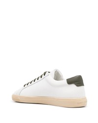 Baskets basses en cuir blanches Saint Laurent