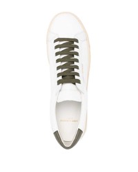 Baskets basses en cuir blanches Saint Laurent