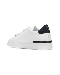 Baskets basses en cuir blanches Billionaire