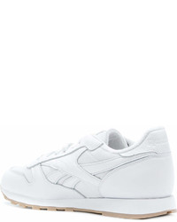 Baskets basses en cuir blanches Reebok