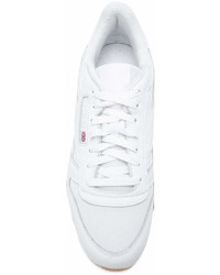 Baskets basses en cuir blanches Reebok