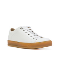 Baskets basses en cuir blanches Lanvin