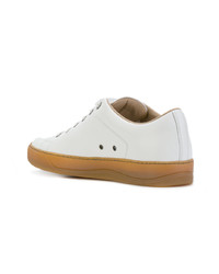 Baskets basses en cuir blanches Lanvin