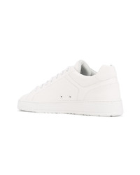 Baskets basses en cuir blanches Etq.